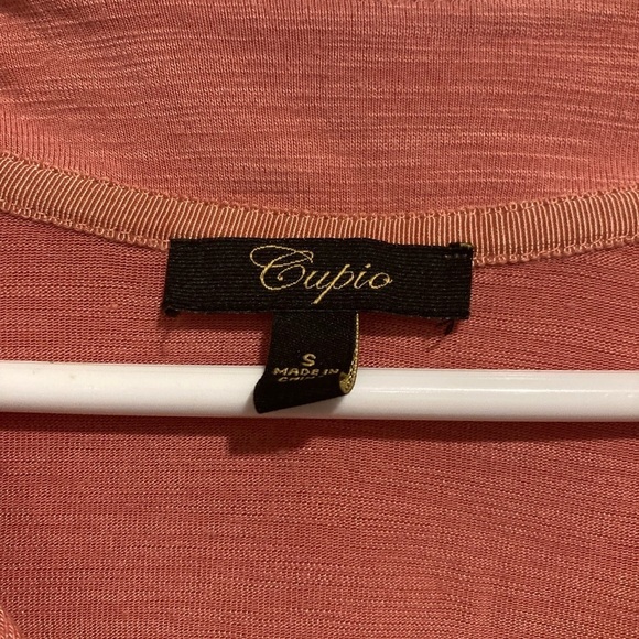 Cupio Women’s Blouse Top Pink Sz. S - Picture 4 of 7